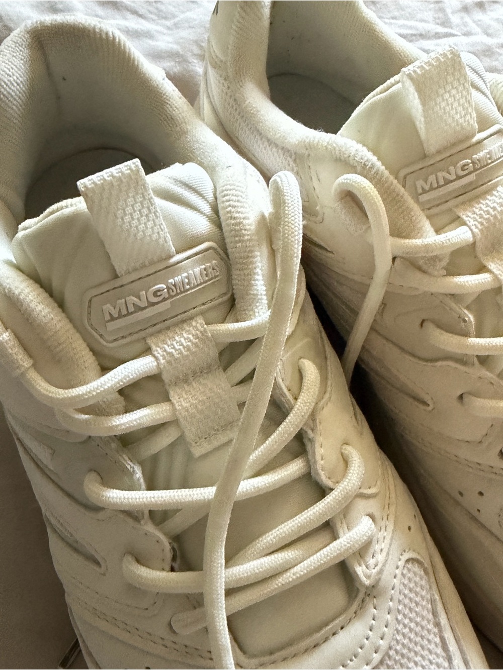 Mango Men’s Off-White Athletic Sneakers